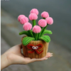 Chậu hoa kẽm nhung mini