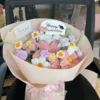 Bó hoa kẽm nhung tốt nghiệp CloudyDay