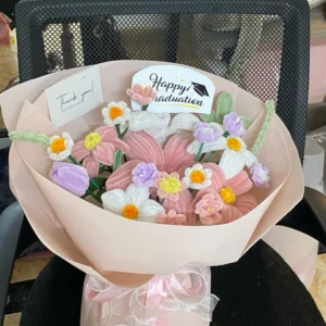 Bó hoa kẽm nhung tốt nghiệp CloudyDay