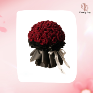 Hoa kẽm nhung - bó hoa kẽm nhung tulip