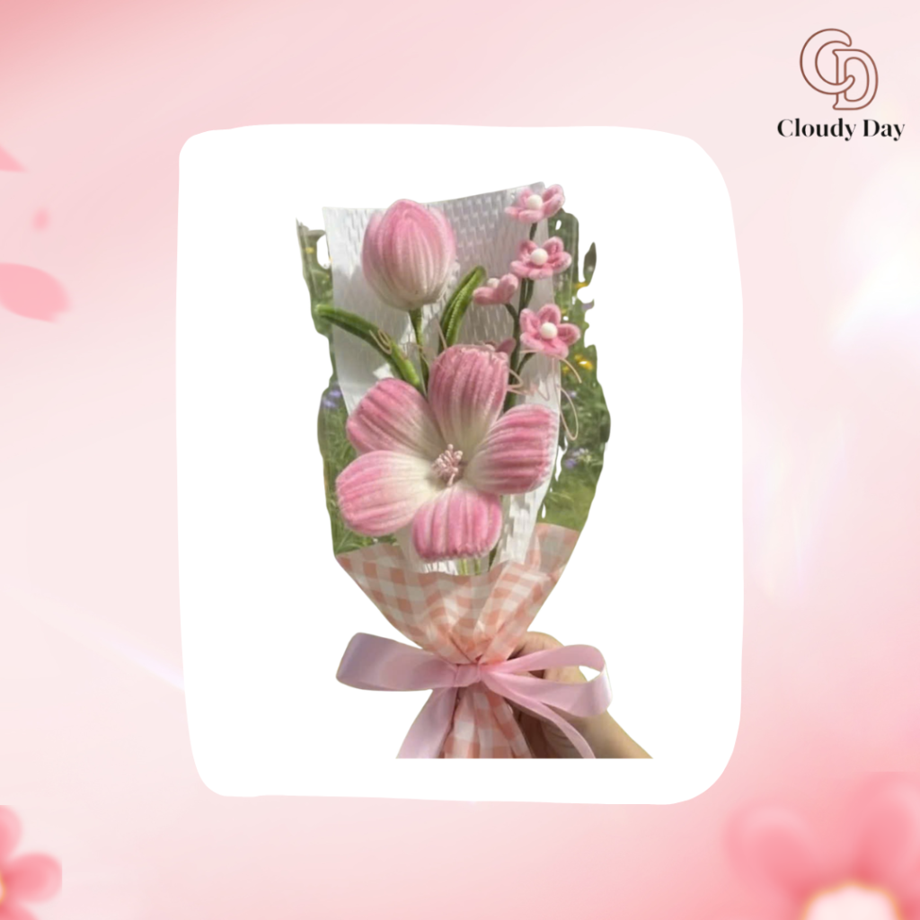 Hoa kẽm nhung màu hồng
