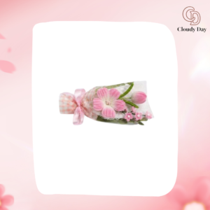 Bó Hoa Kẽm Nhung Tone Hồng Pastel Handmade – Quà Tặng Ngọt Ngào